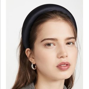 Ganni Black Padded Headband NWT
